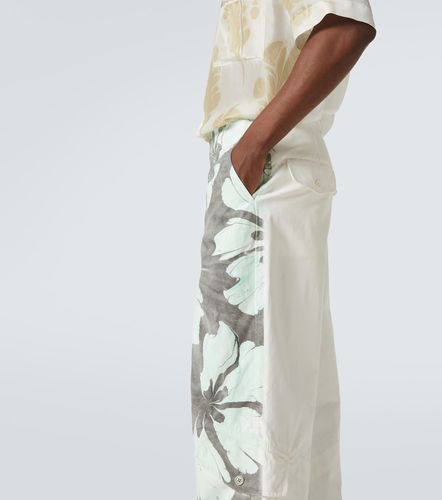Pantaloni a gamba larga in cotone - Dries Van Noten - Modalova