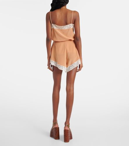 Chloe Lace-trimmed silk shorts - Chloe - Modalova