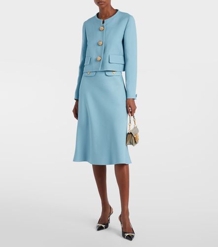 Valentino Garavani Falda midi VLogo - Valentino Garavani - Modalova