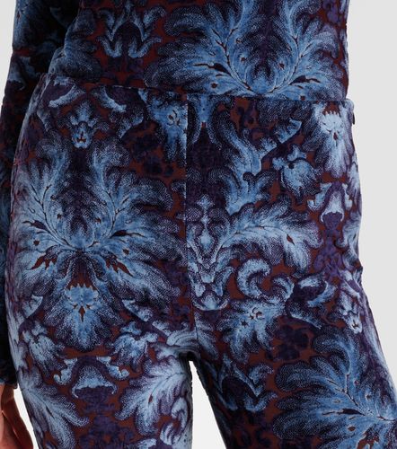Printed crepe high-rise flared pants - Etro - Modalova