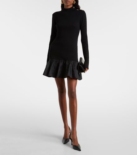 Patou Ruffled wool minidress - Patou - Modalova