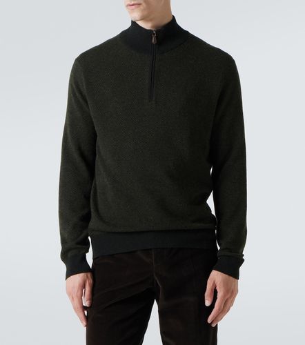 Pullover Roadster in cashmere con mezza zip - Loro Piana - Modalova