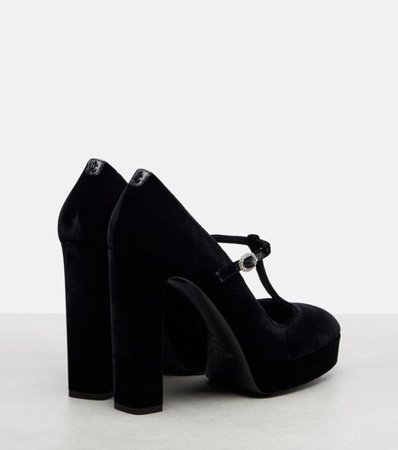 Pumps Marene 120 in velluto con plateau - Jimmy Choo - Modalova