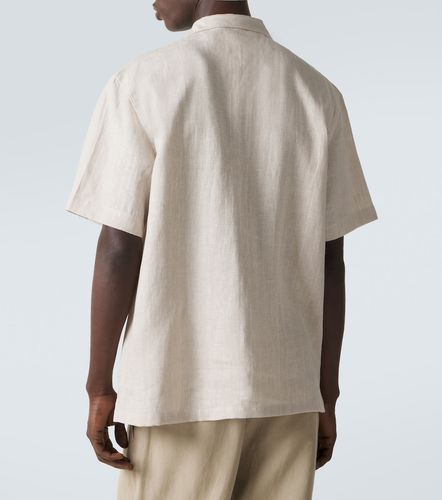 Fedeli Striped linen bowling shirt - Fedeli - Modalova