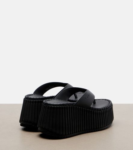 Chloé Sandalias con plataforma Nama de piel - Chloe - Modalova