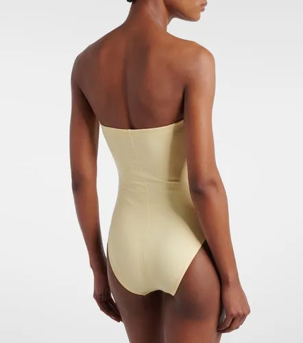 Ruched bandeau swimsuit - Karla Colletto - Modalova