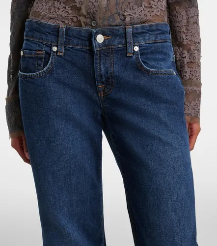 Jeans flared de tiro bajo - 7 For All Mankind - Modalova