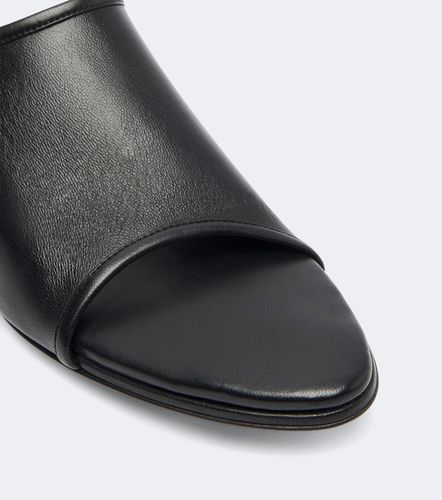 Stretch leather wedge mules - Christen - Modalova