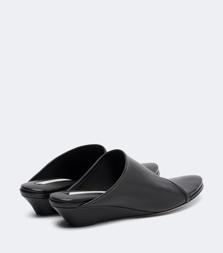 Mules con zeppa in pelle stretch - Christen - Modalova