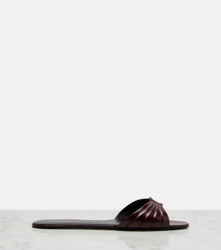 Babylone leather slides - Saint Laurent - Modalova