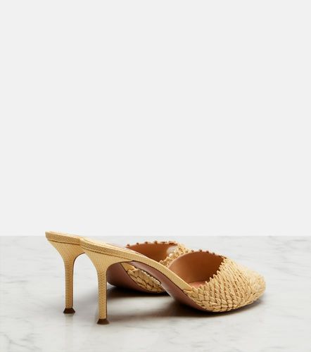 Aquazzura Rio Flirt raffia mules - Aquazzura - Modalova
