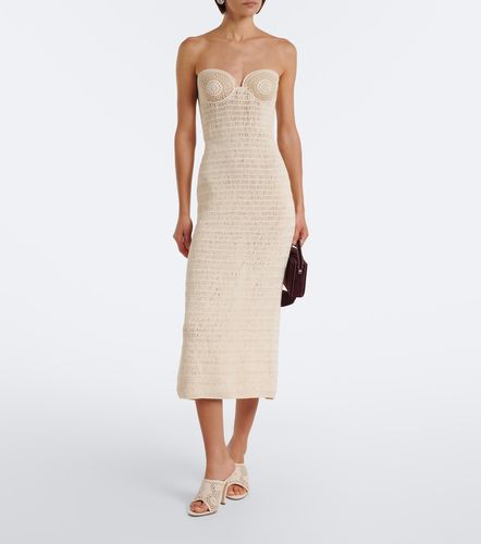 Vestido corsé de croché de algodón - Magda Butrym - Modalova