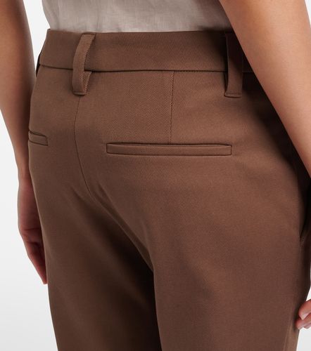 Pantaloni slim in misto cotone - Brunello Cucinelli - Modalova