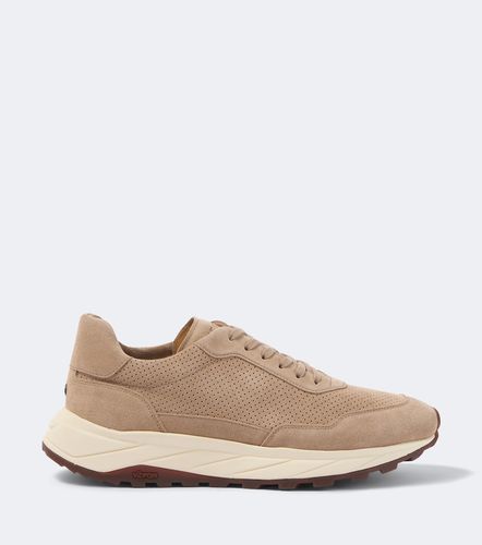 Fedeli Suede-trimmed sneakers - Fedeli - Modalova