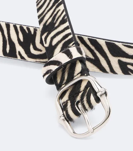 Depson zebra-print calf hair belt - Isabel Marant - Modalova