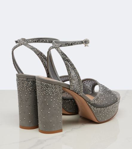 Sandalias con plataforma Rania adornadas - Gianvito Rossi - Modalova