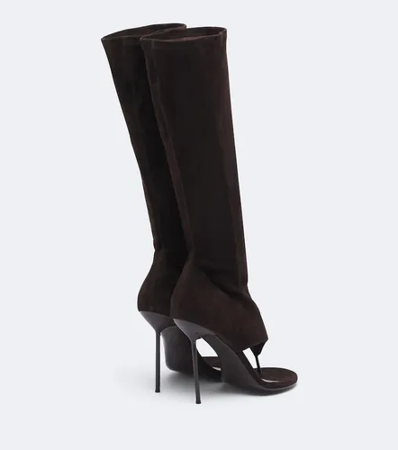 Lidia cut-out suede knee-high boots - Paris Texas - Modalova