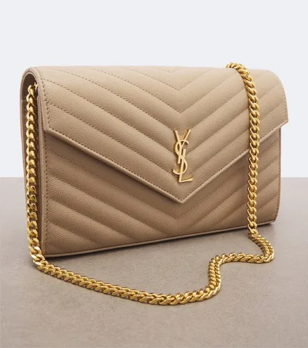Cassandre matelasse leather wallet on chain - Saint Laurent - Modalova