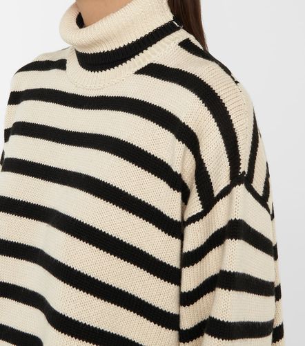 Striped turtleneck wool-blend sweater - Toteme - Modalova