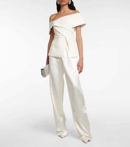Miriam silk and wool pants - Danielle Frankel - Modalova