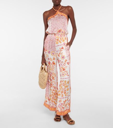 Isabelle printed halterneck jumpsuit - Poupette St Barth - Modalova