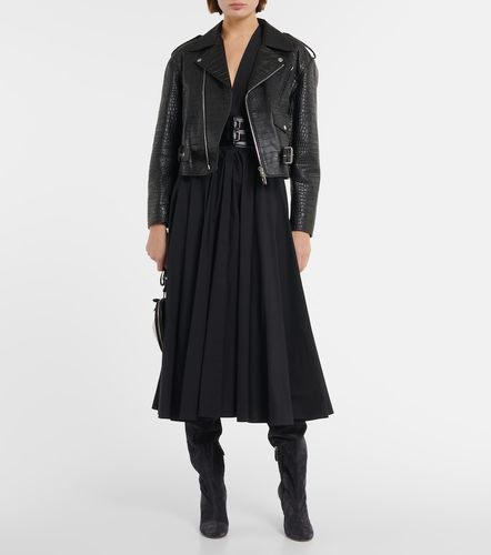 Alaïa Stiefel Fluide 90 aus Veloursleder - Alaia - Modalova
