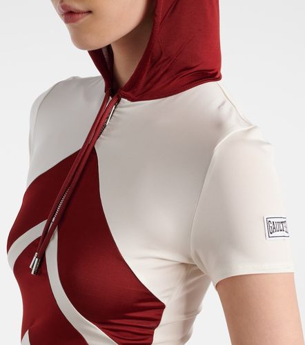 Top de jersey con capucha - Jean Paul Gaultier - Modalova