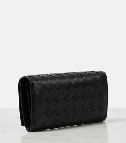 Intrecciato Large leather wallet - Bottega Veneta - Modalova