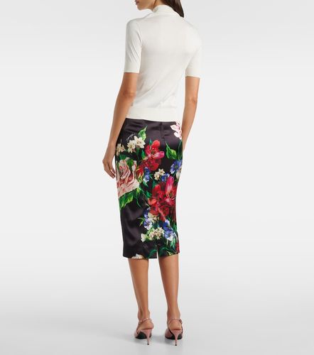 Dolcevita in seta con decorazioni - Dolce&Gabbana - Modalova