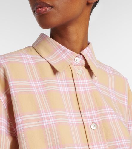 Checked cotton flannel overshirt - Rohe - Modalova