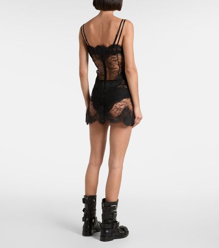 Dolce&Gabbana Sheer lace minidress - Dolce&Gabbana - Modalova