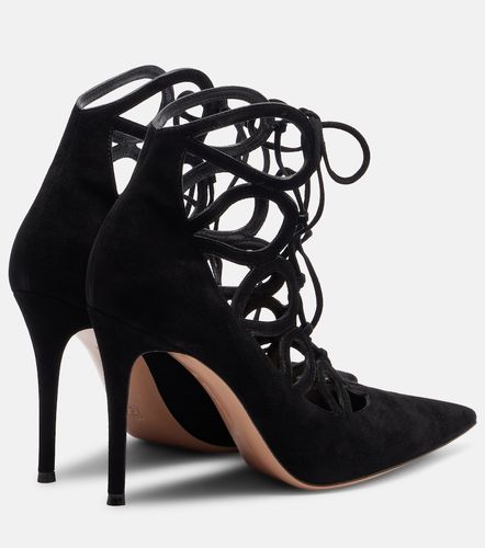 Pumps stringate Elisa 95 in suede - Gianvito Rossi - Modalova
