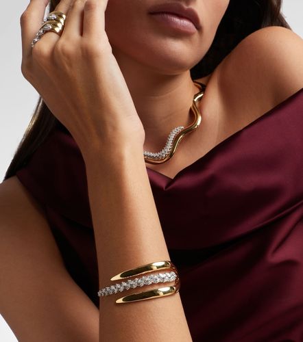 Bracciale Golden Strada in bianco e giallo 18kt con diamanti - Yeprem - Modalova