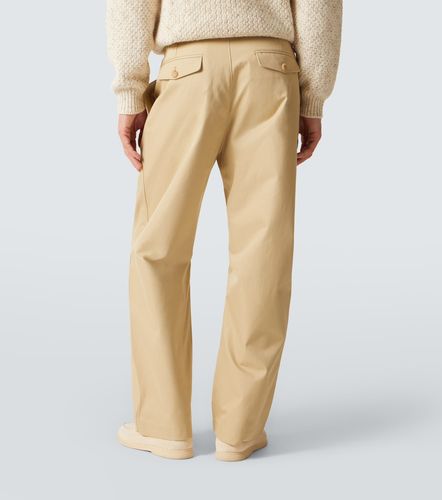 Pantalones rectos Fuji de sarga de algodón - Loro Piana - Modalova