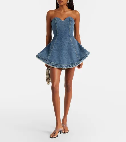 Vestido bustier de denim - Magda Butrym - Modalova