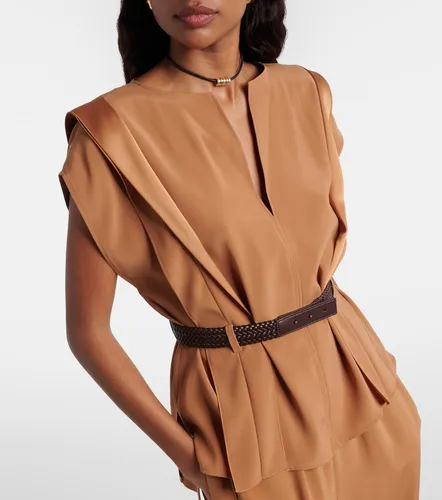 Max Mara Belted crepe top - Max Mara - Modalova