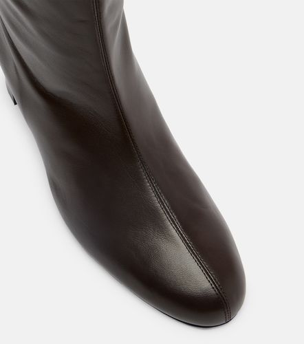 Downtown leather knee-high boots - Toteme - Modalova
