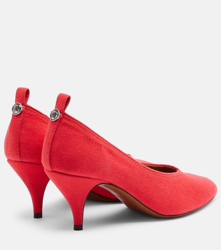 Versace Tina denim pumps - Versace - Modalova
