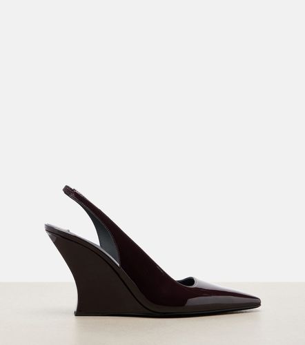 Alaïa Pumps slingback in vernice con zeppa - Alaia - Modalova