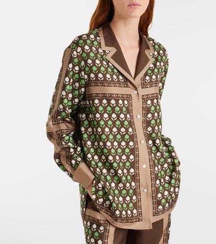 Tory Burch Printed silk twill shirt - Tory Burch - Modalova