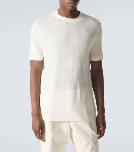 Thom Sweeney Linen-blend T-shirt - Thom Sweeney - Modalova