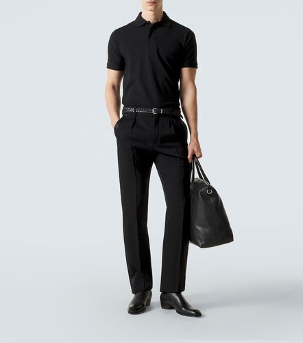 Saint Laurent Polo in misto cotone - Saint Laurent - Modalova