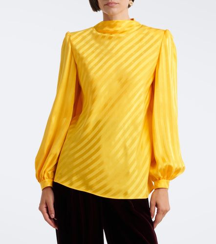 Bluse VLogo aus Seiden-Jacquard - Valentino - Modalova