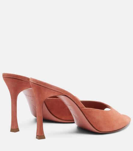 Amina Muaddi Alexa suede mules - Amina Muaddi - Modalova