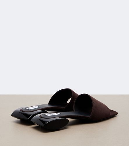 Alaia Ellipse suede mules - Alaia - Modalova