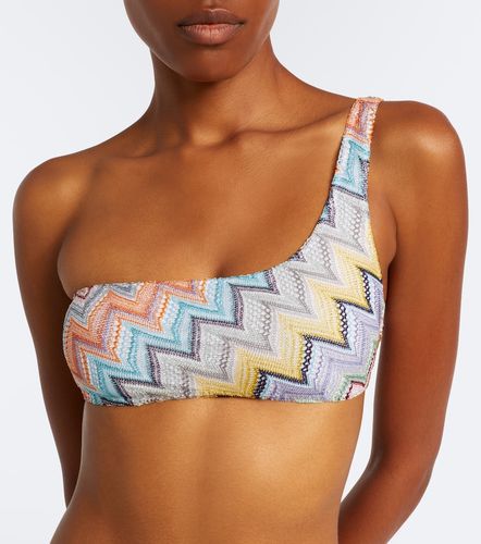 Bikini monospalla con lamé a zig zag - Missoni - Modalova