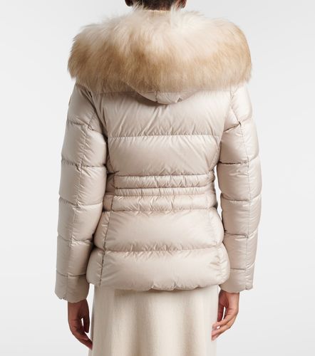 Boed shearling-trimmed down jacket - Moncler - Modalova