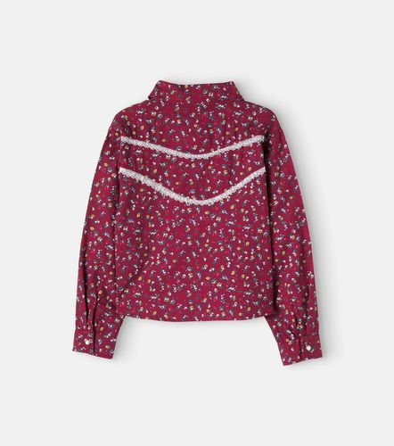 Camisa Bloom de algodón floral con encaje - The New Society - Modalova