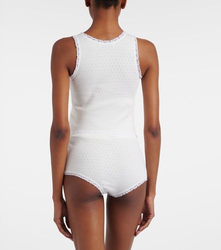 Shorts Micro calados de algodón - Miu Miu - Modalova