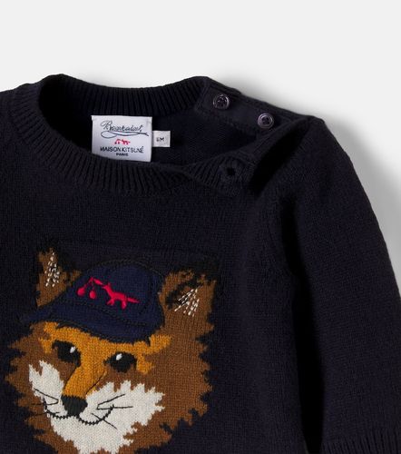 Bebé - x Maison Kitsuné jersey de lana en jacquard - Bonpoint - Modalova